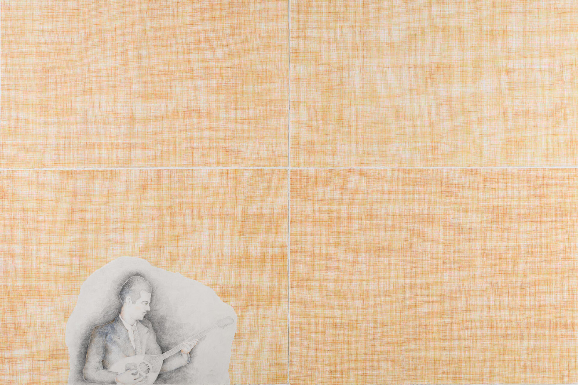 Paolo Colombo «Tsitsanis», 2024 | Pencil and watercolour, 112*150 cm