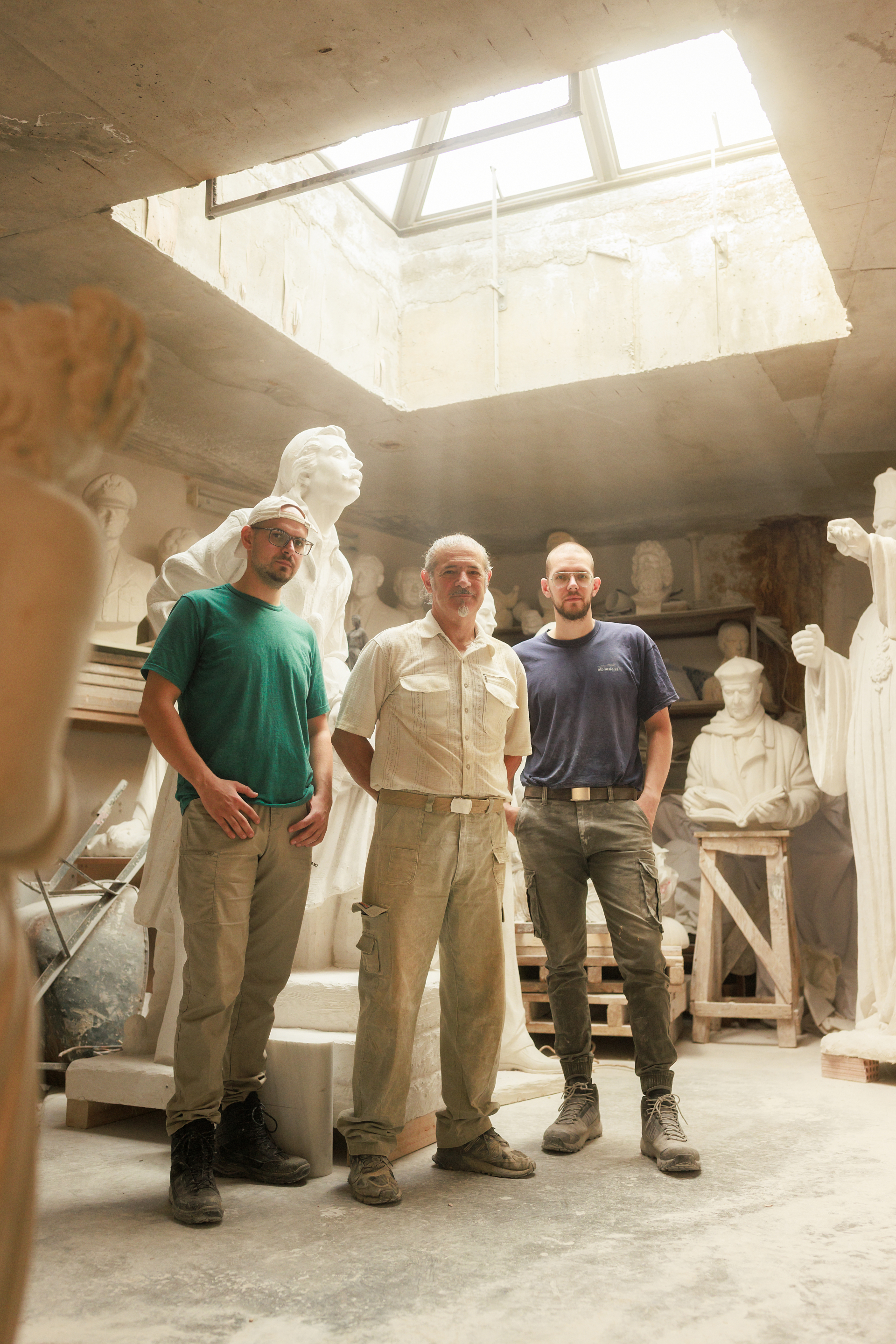 Στο εργαστήριο της οικογένειας Γεωργίου 