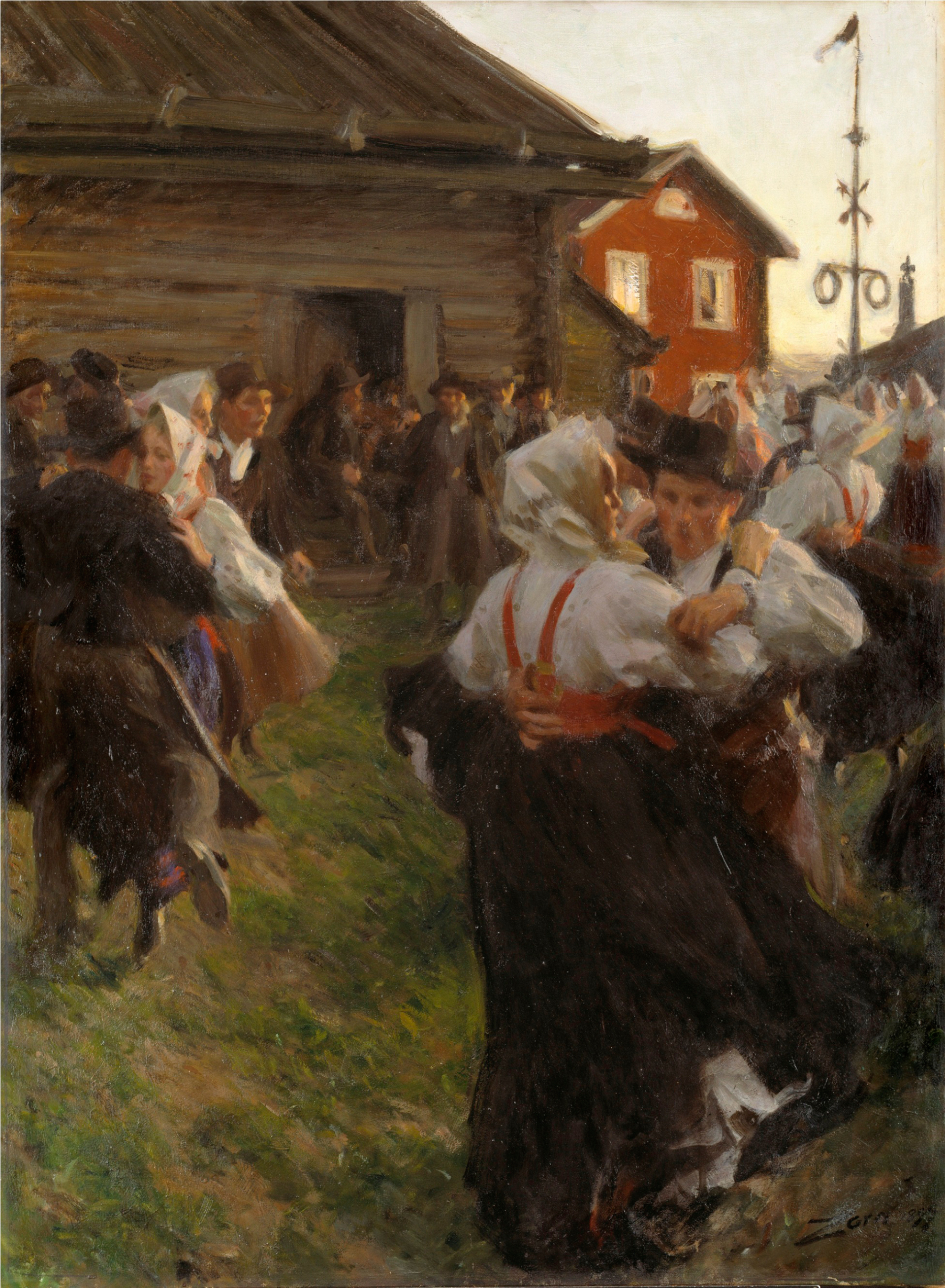 Midsummer Dance (1897) του Σουηδού καλλιτέχνη Anders Zorn © Wikimedia Commons-Public Domain