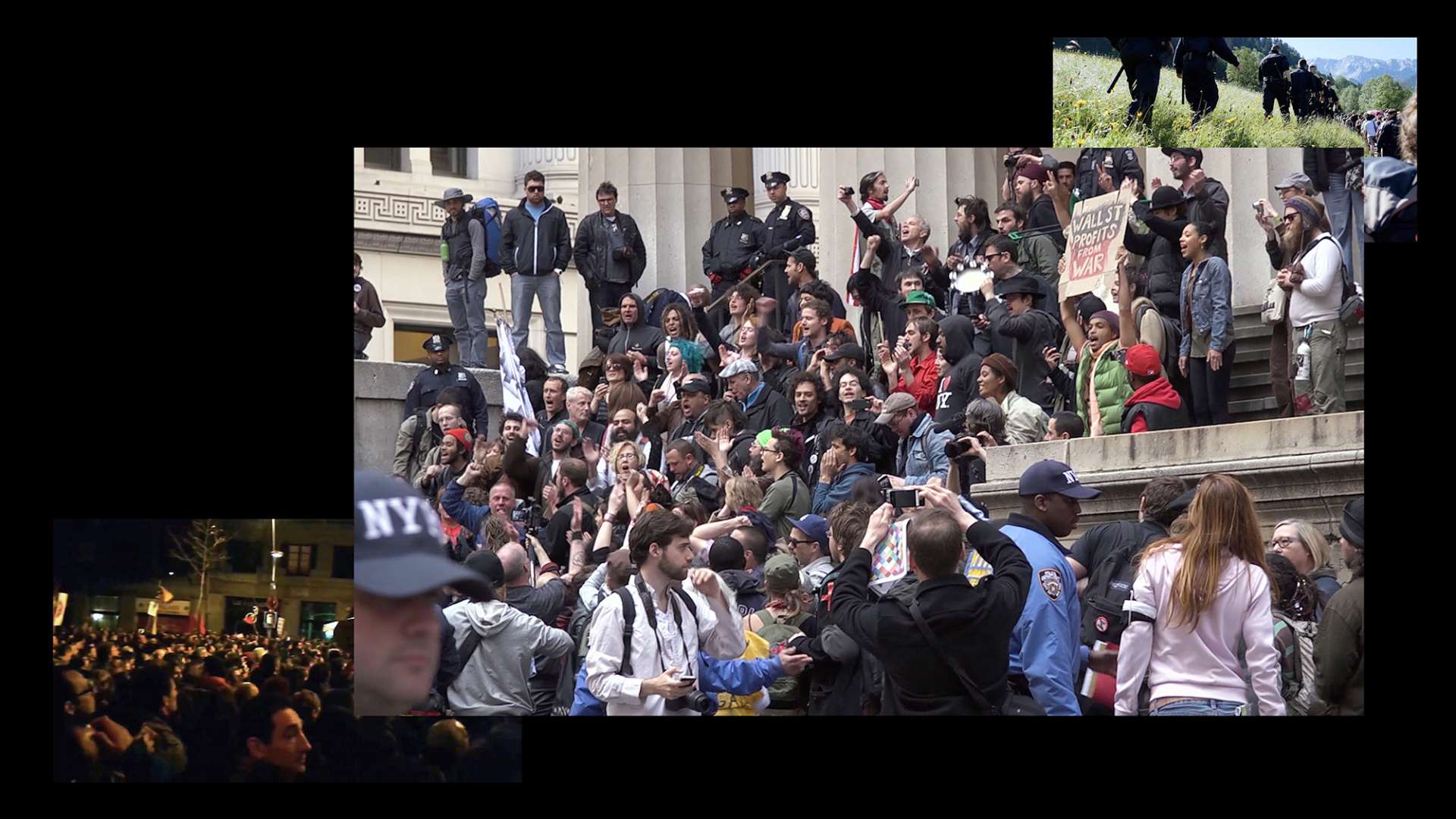 Oliver Ressler, A-Anti-Anticapitalista, 4K βίντεο, 2021. Ευγενική παραχώρηση του καλλιτέχνη και της àngels barcelona © Bildrecht, Βιέννη