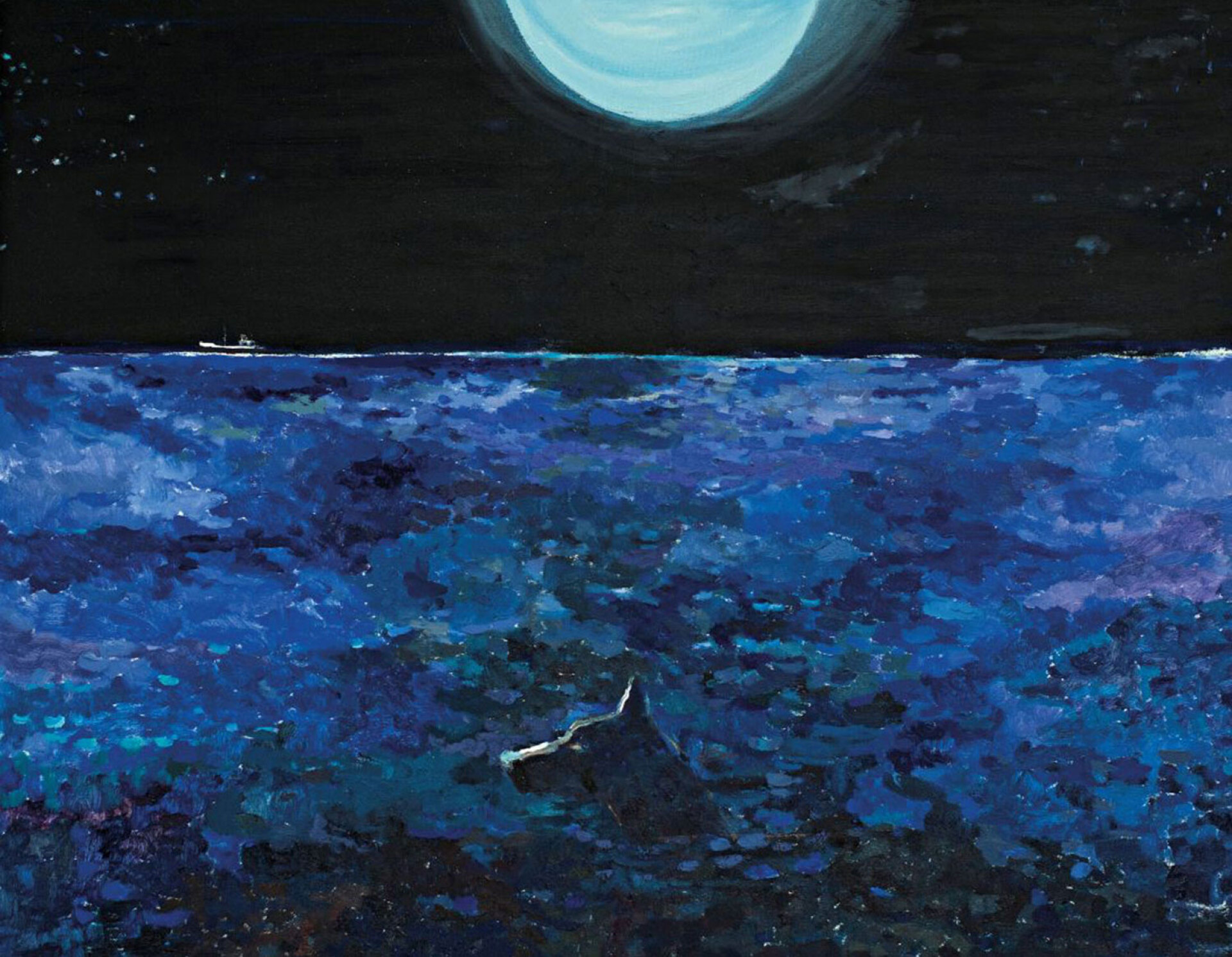 Δημήτρης Σεβαστάκης, «Βαθιά», 2020 - 25, λάδι σε μουσαμά, 80 x 100 εκ., Συλλογή ΕΒΕ