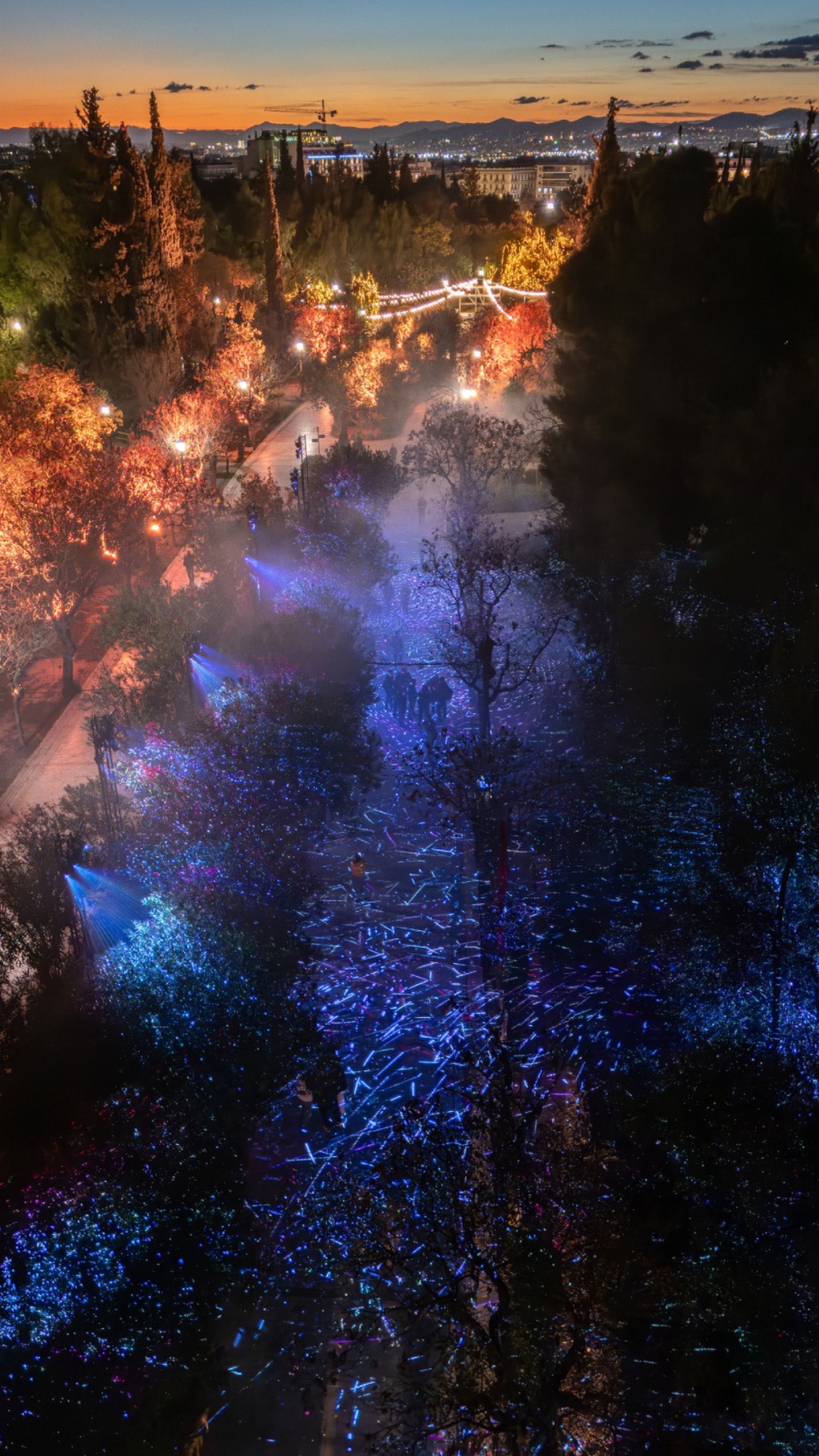 Το πάρκο "Magic Lights" στο Πεδίον του Άρεως