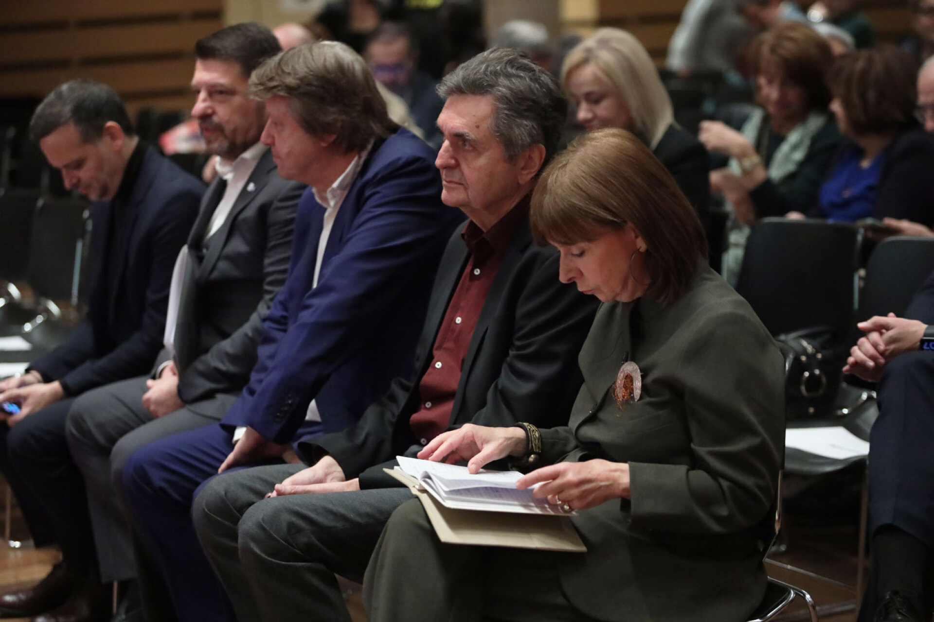 Χάρης Δούκας, Νίκος Χαρδαλίας, Φώτης Γεωργελές, Παύλος Κατσώνης, Κατερίνα Σακελαροπούλου