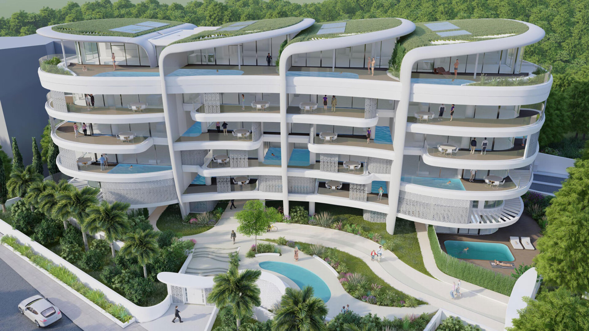 Πολυτελή Διαμερίσματα με Ιδιωτικές Πισίνες στη Γλυφάδα, 2025 | Σε εξέλιξη