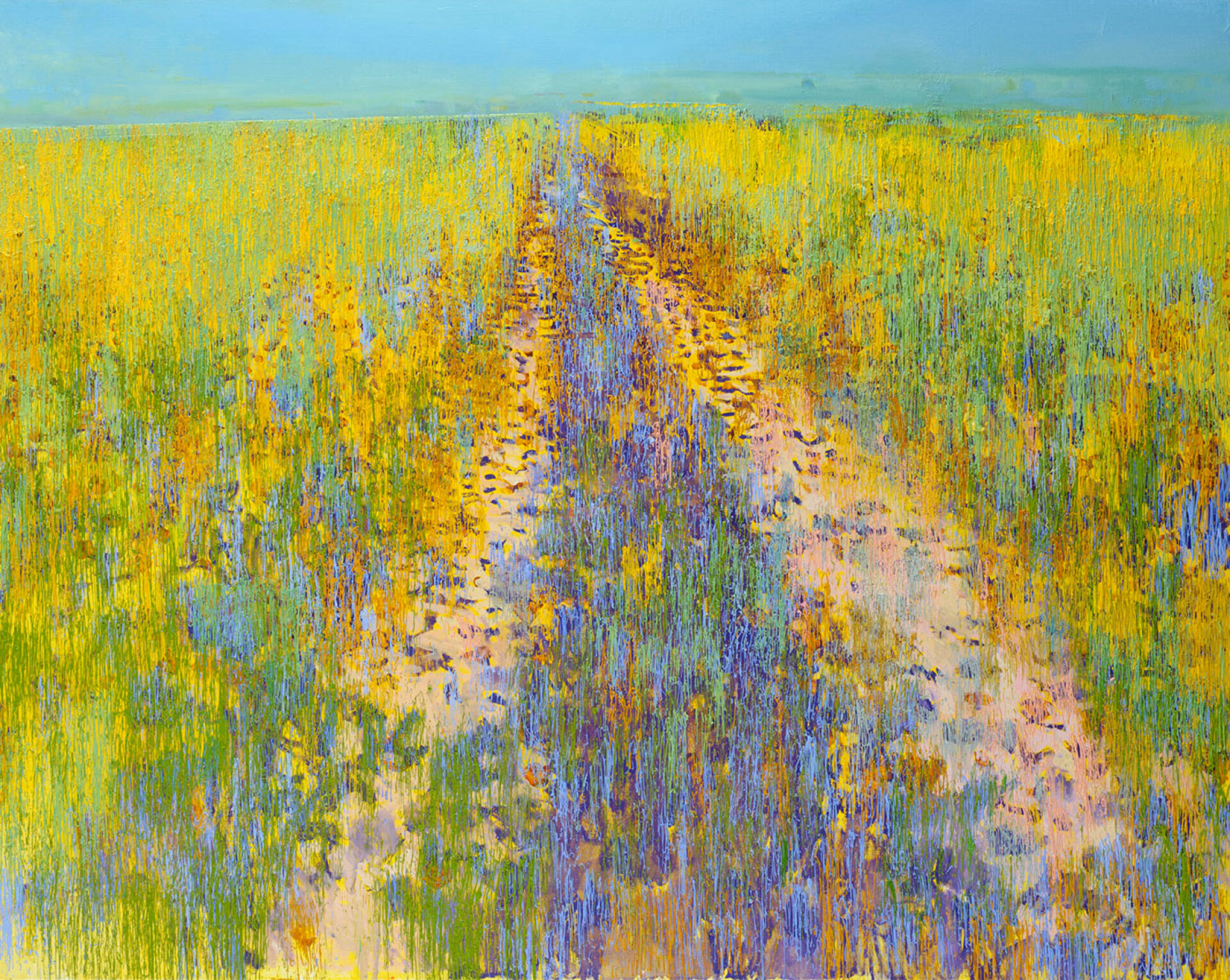 Μίλτος Γκολέμας | Ο πιο κοντινός δρόμος στο σπίτι, 90*126εκ.