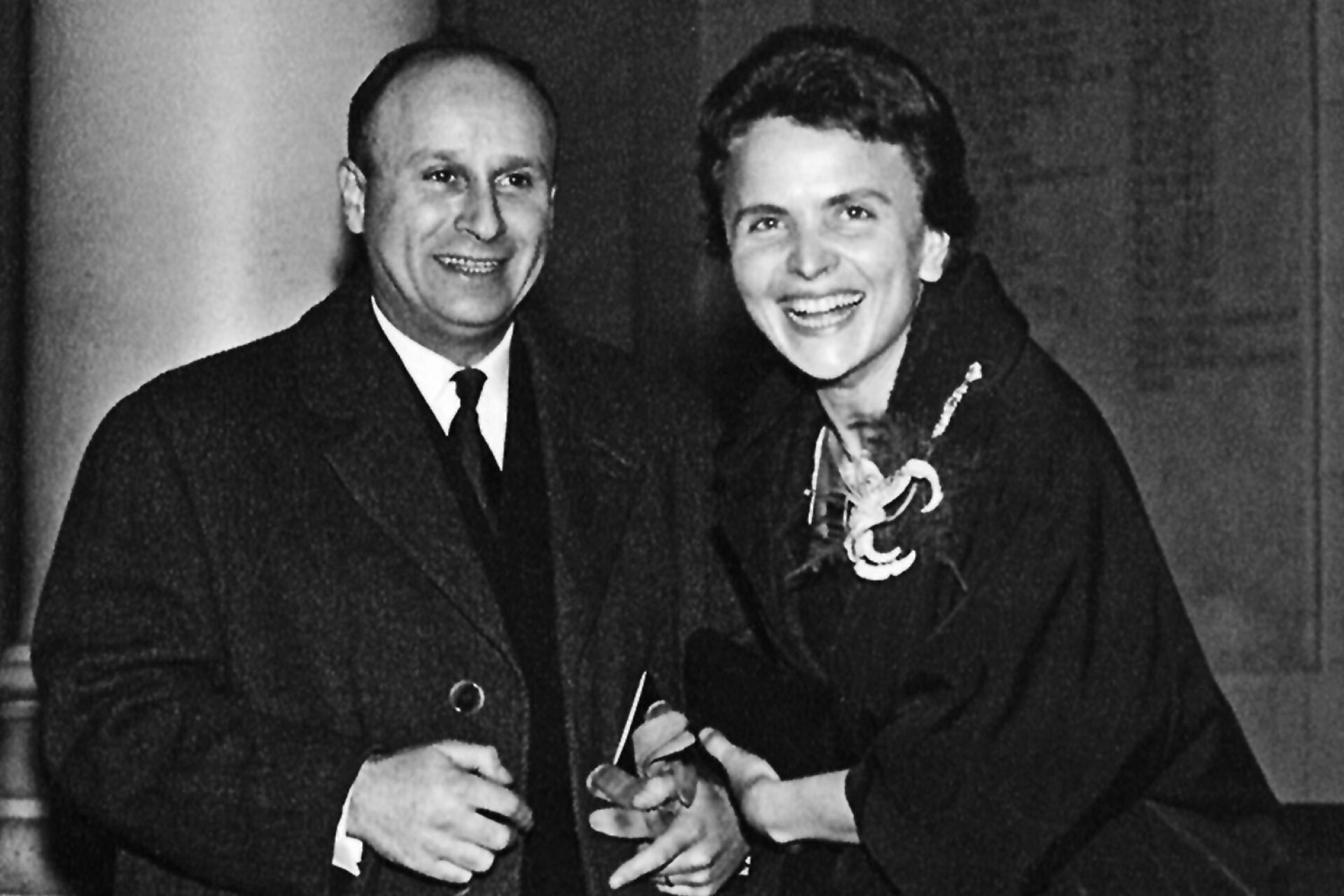 Η Ελένη Γλύκατζη Αρβελέρ με τον σύζυγό της Ζακ Αρβελέρ