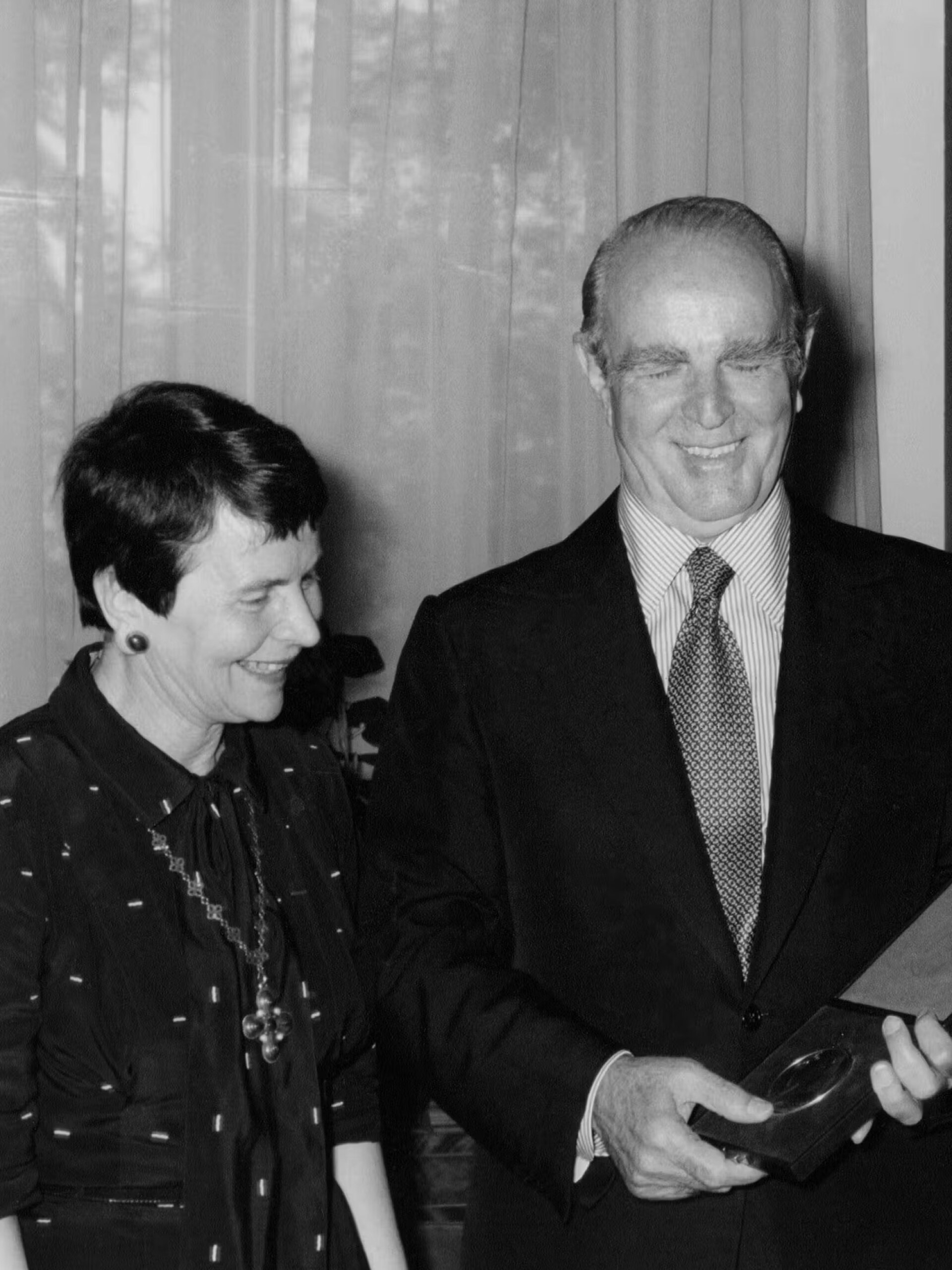 Ελένη Γλύκατζη Αρβελέρ και Κωνσταντίνος Καραμανλής