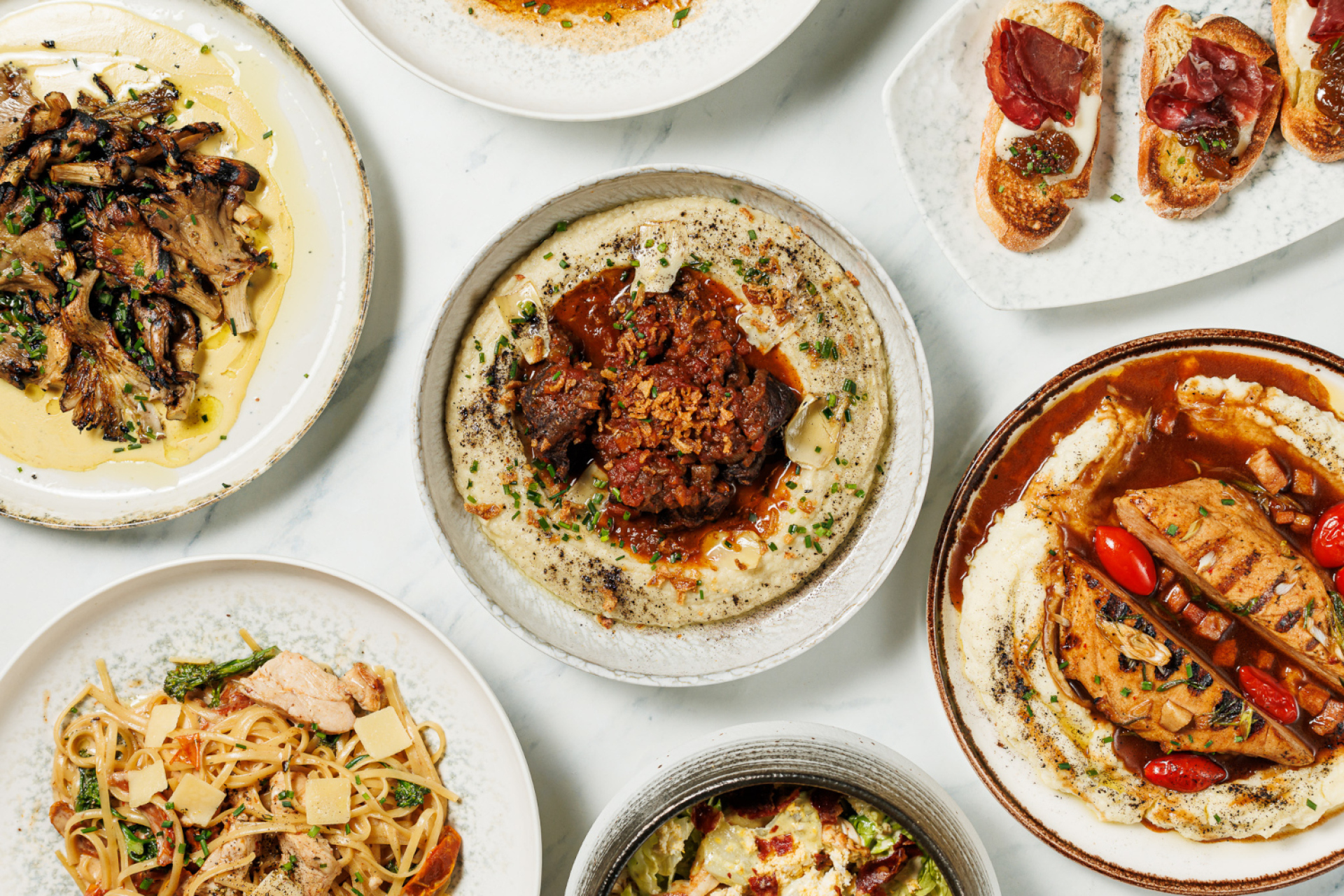 Ιταλικά πιάτα στο Ateniese