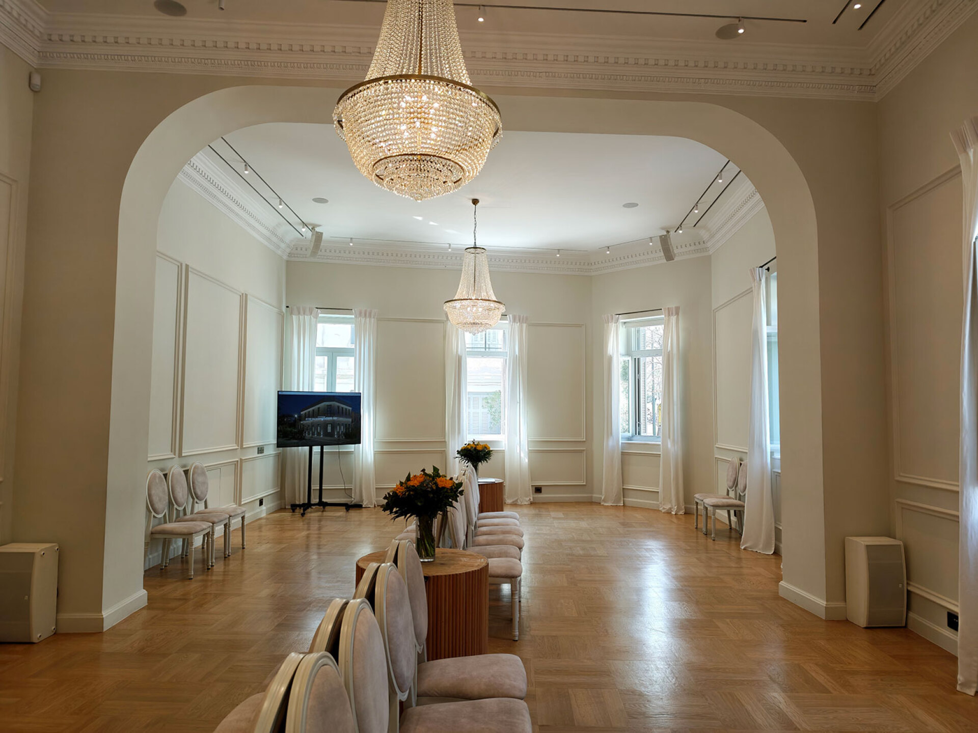 Εσωτερικό του Μερόπειου Venue Space