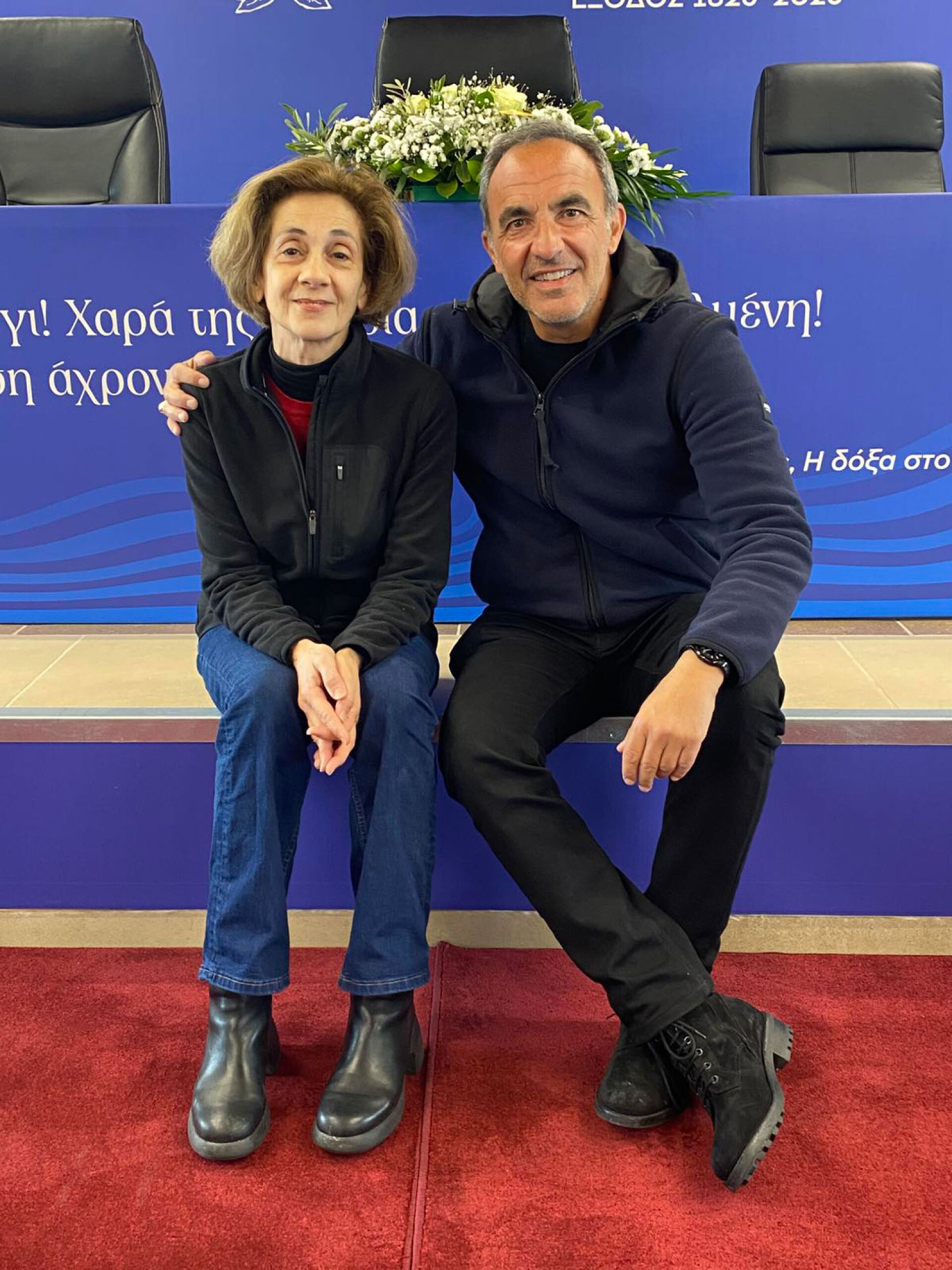 Μανίνα Ζουμπουλάκη, Νίκος Αλιάγας