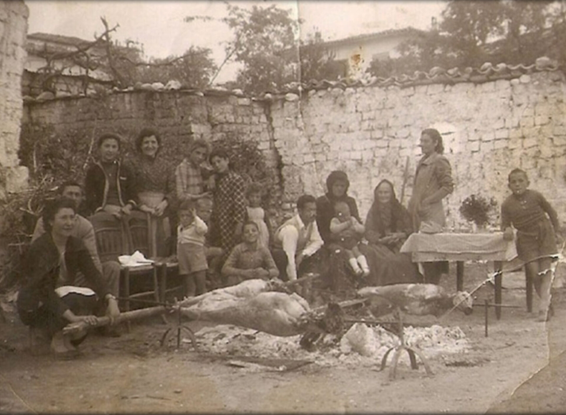 Πάσχα στη Τέχολη Άμφισσας, 1958