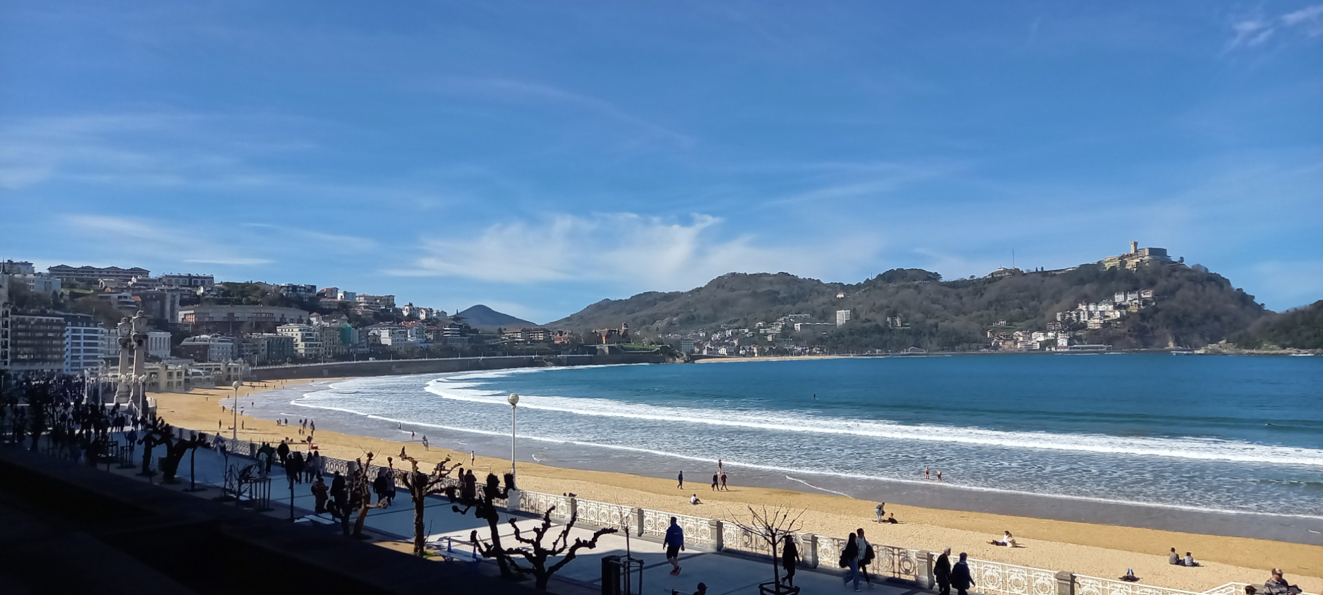 Σαν Σεμπαστιάν από το μπαλκόνι του ξενοδοχείου Londres