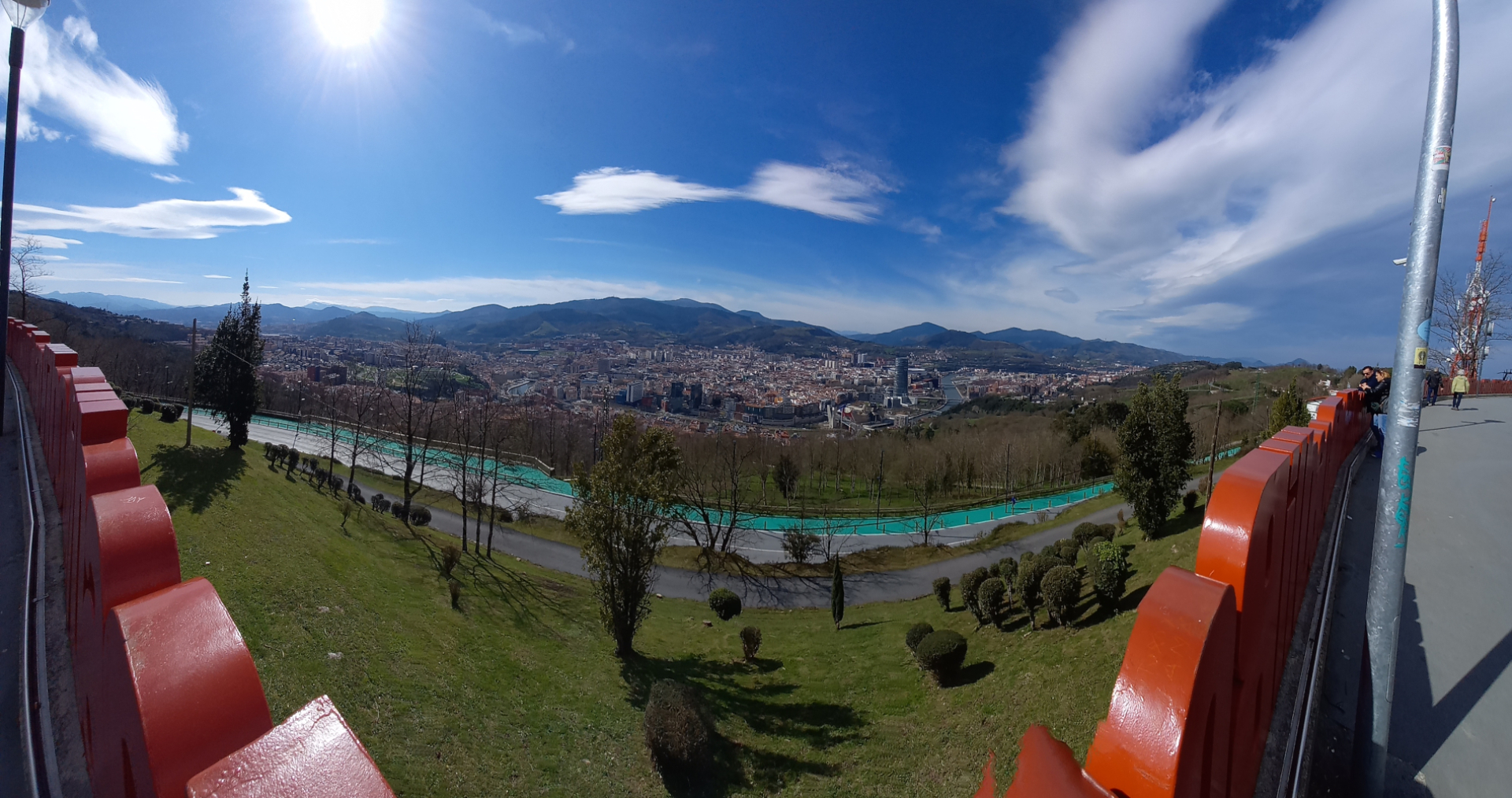 Θέα από τον λόφο Artxanda