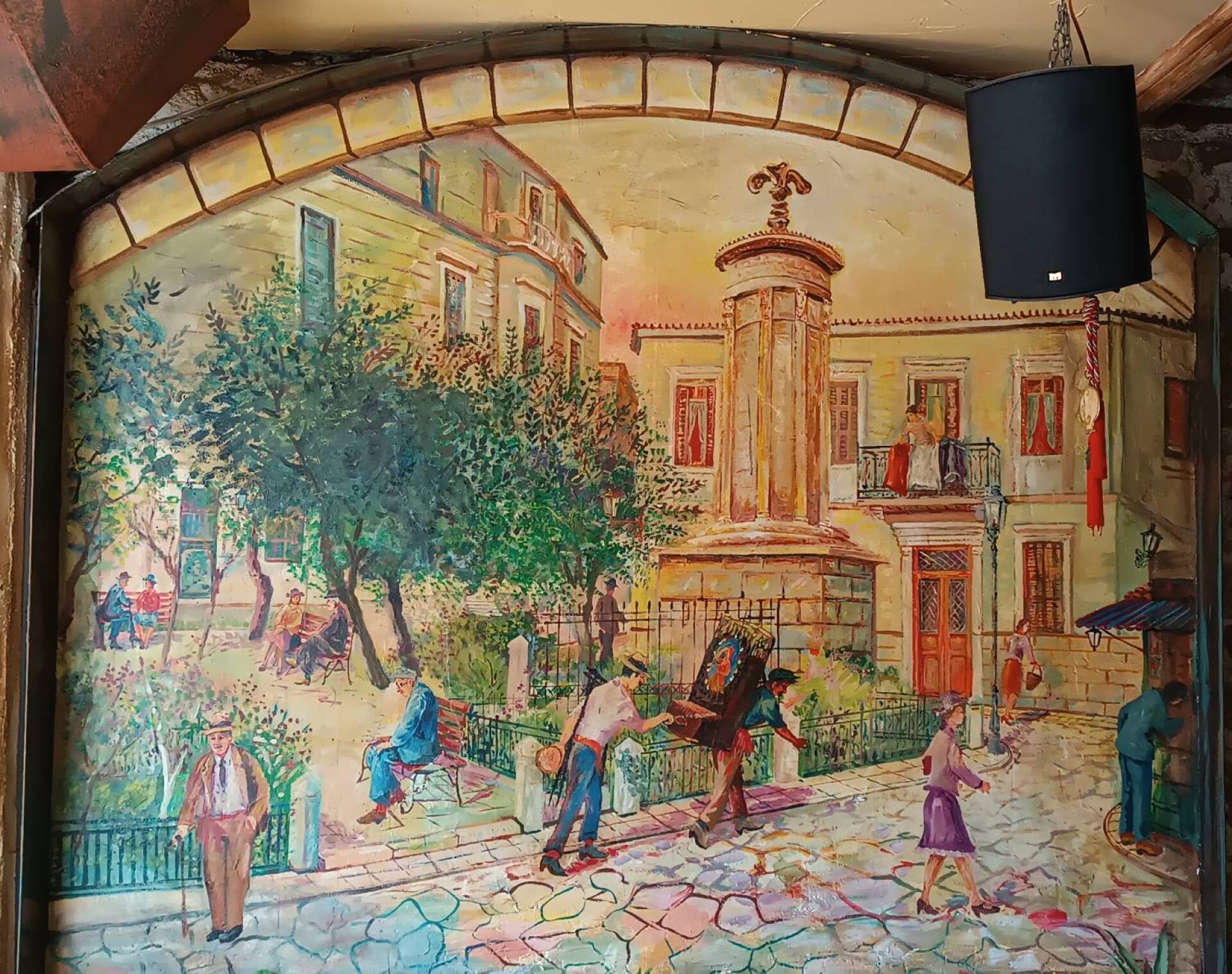  Έργο του Γ. Σαββάκη στην Ταβέρνα Σπηλιά της Ακρόπολης