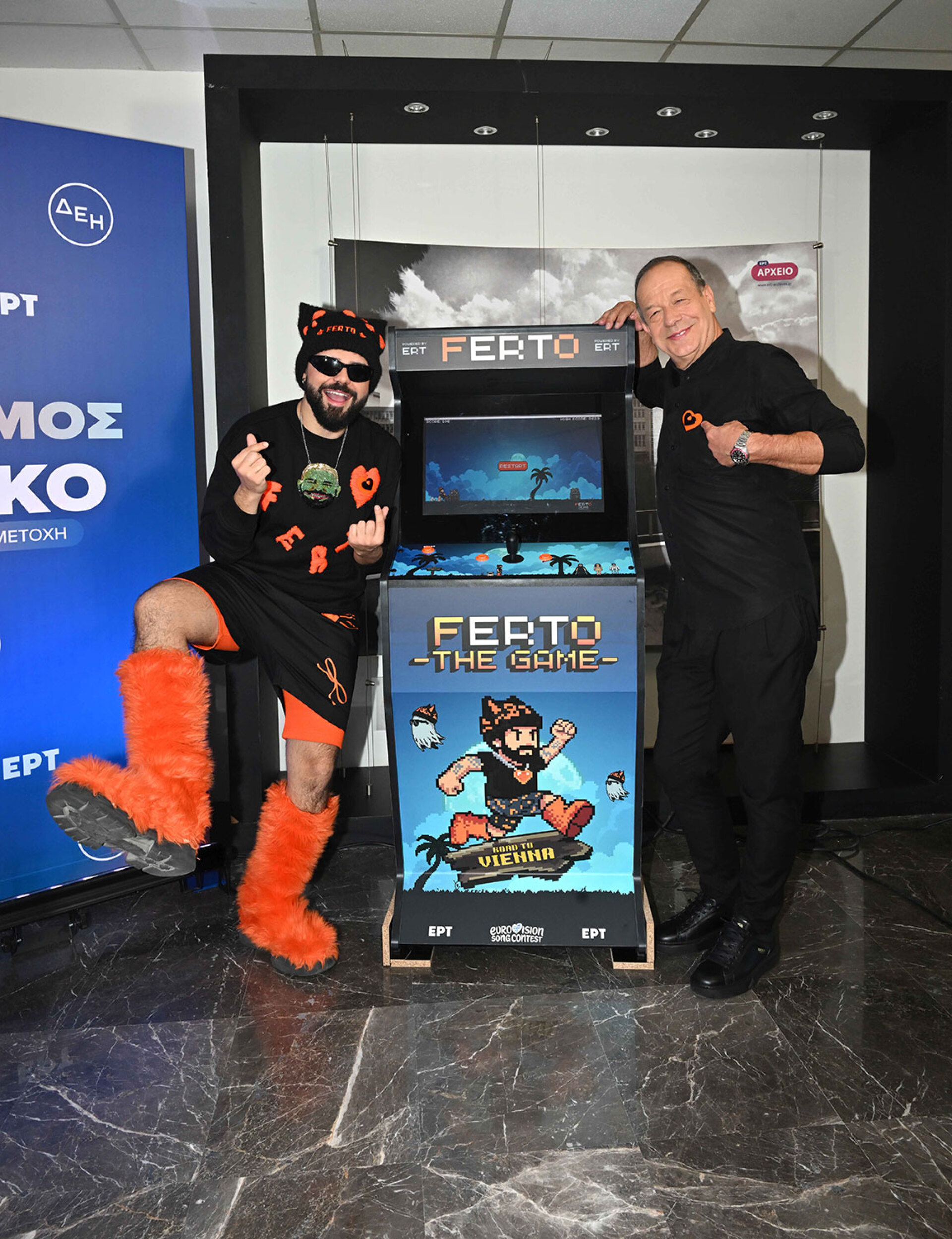 Ο Ακύλας με τον Φωκά Ευαγγελινό