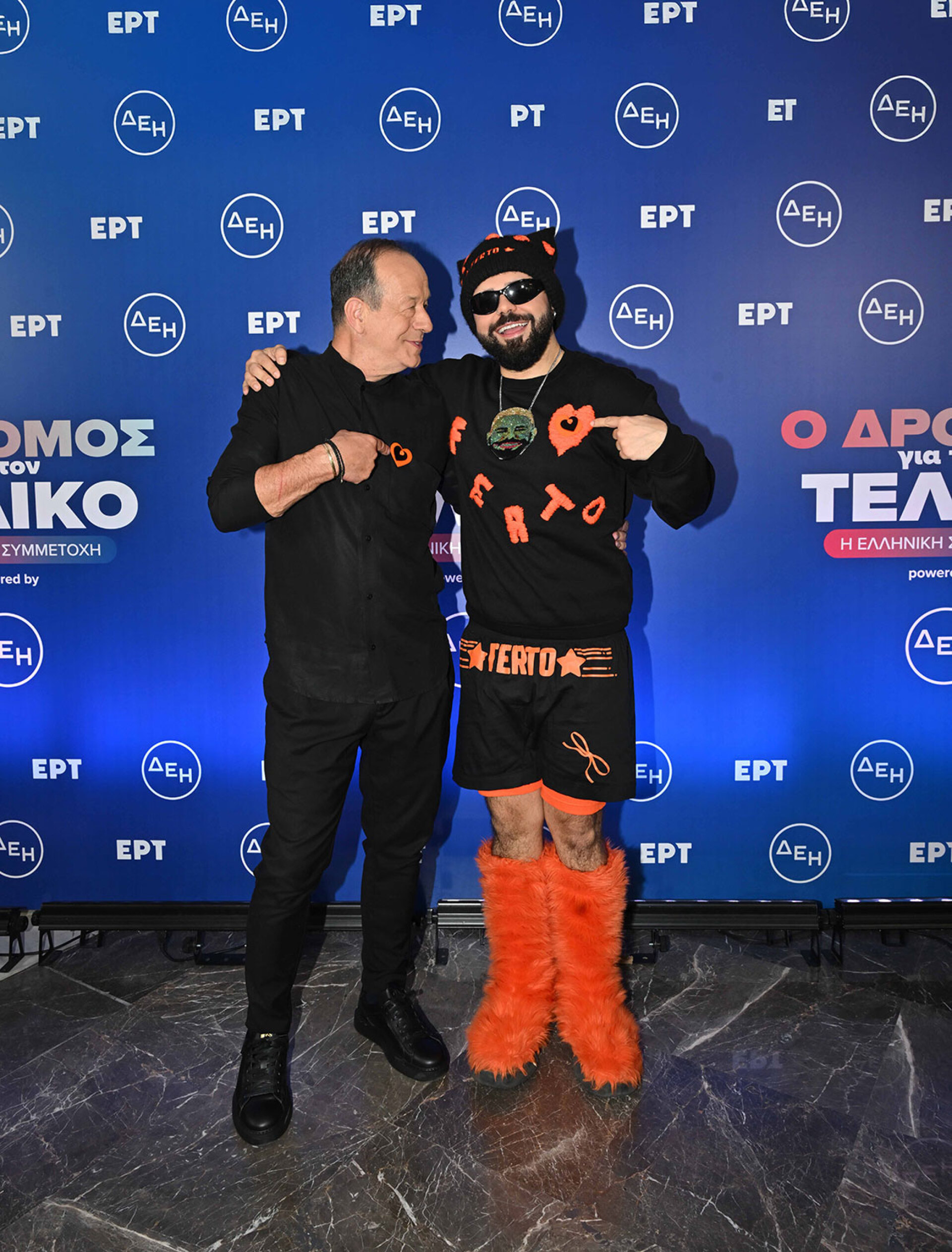 Ο Ακύλας με τον Φωκά Ευαγγελινό