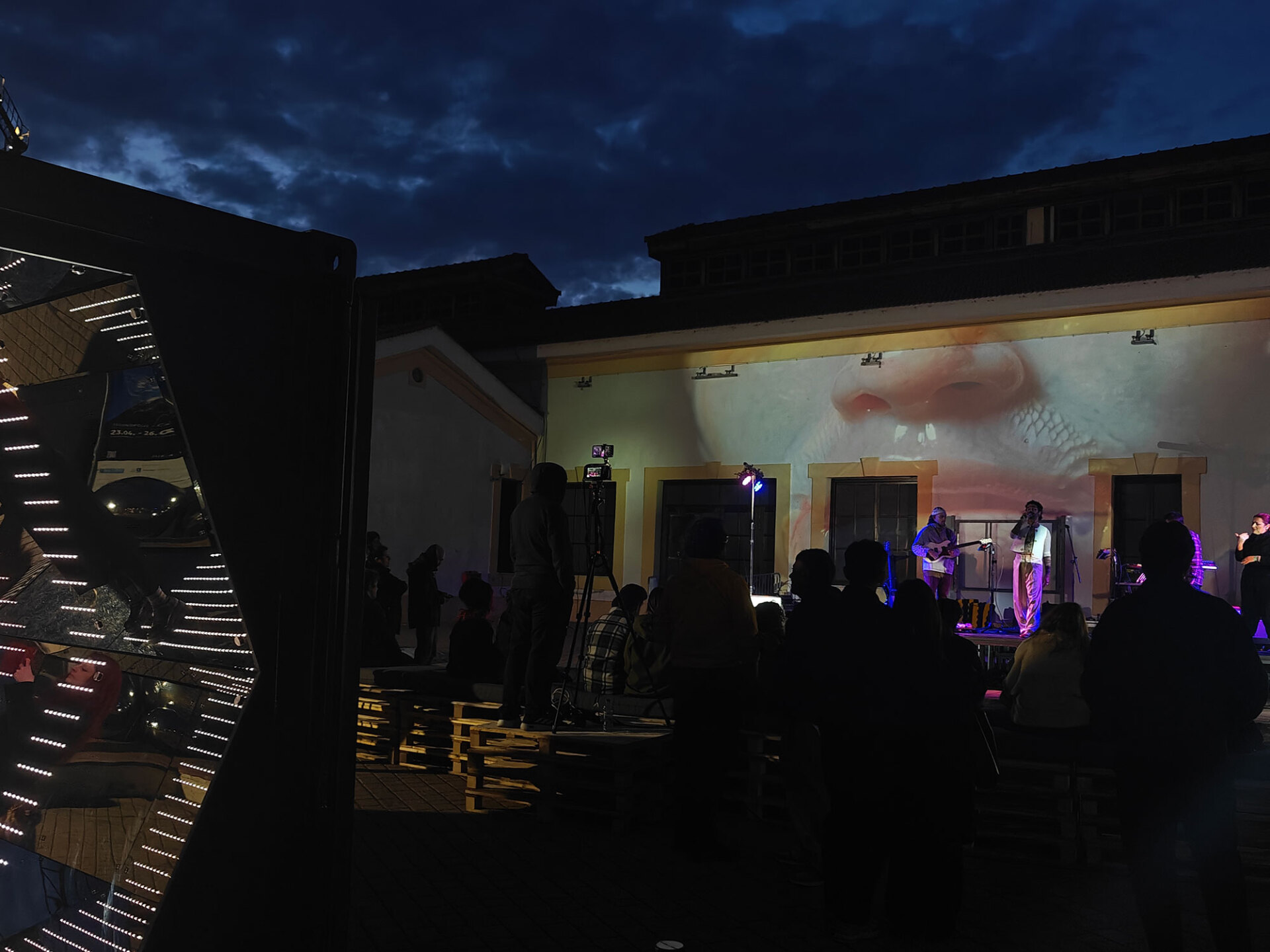   ADAF Music Live with Mapping Projections by Harrys Ninios & Nikolaos Tsounakas