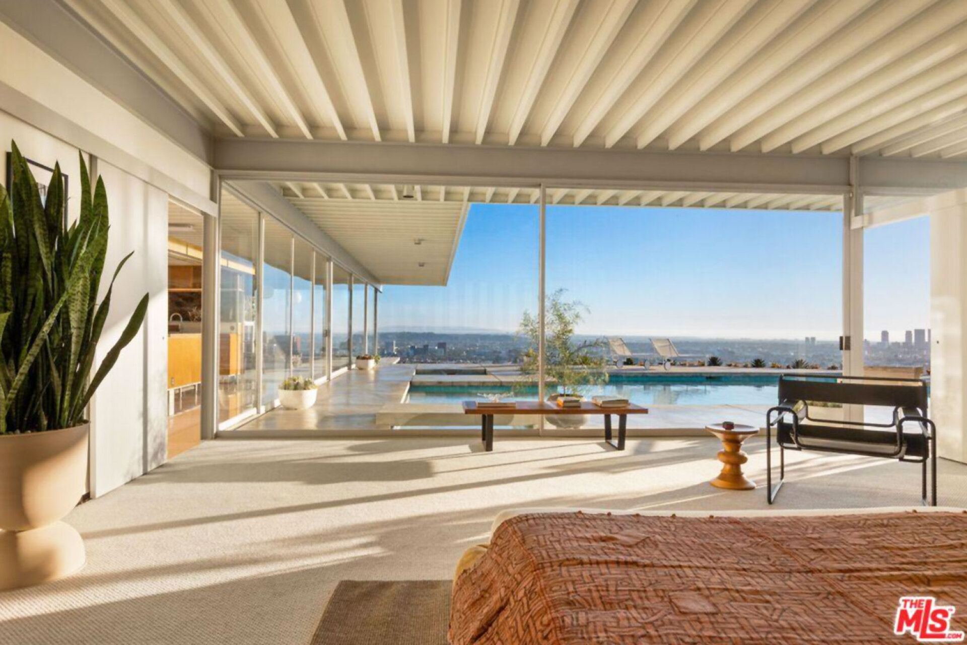 Stahl House | Κρεβατοκάμαρα