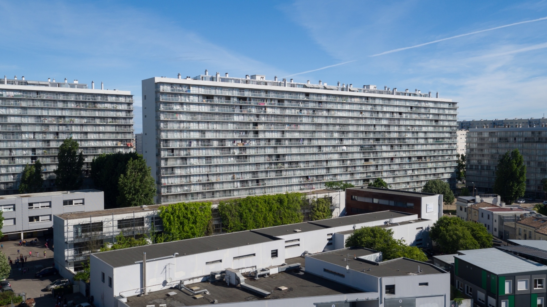 Anne Lacaton and Jean-Philippe Vassal, Transformation of G, H, I Buildings, Grand Parc, 530 Units