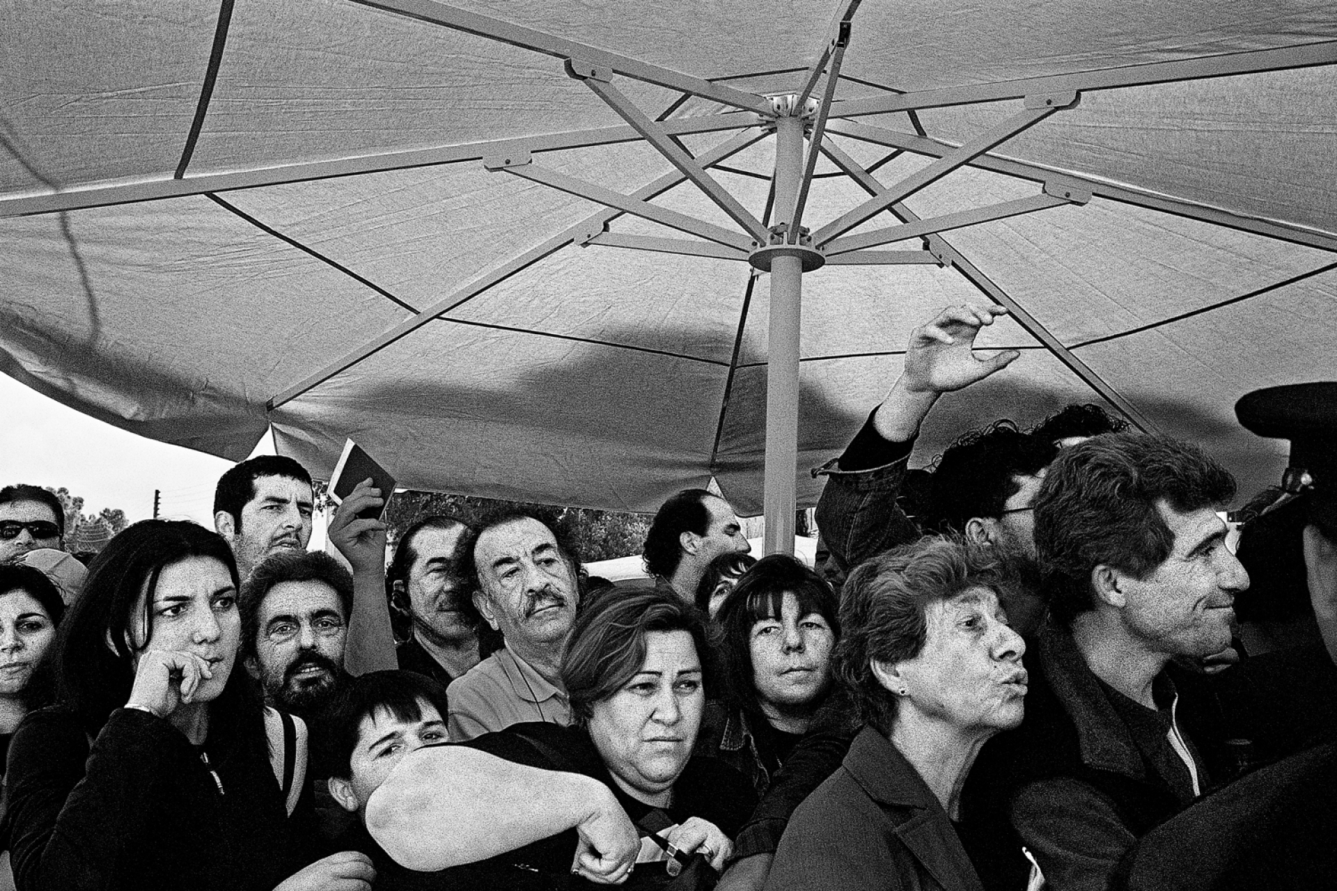 Το οδόφραγμα του Λήδρα Πάλας στη Λευκωσία, 2003