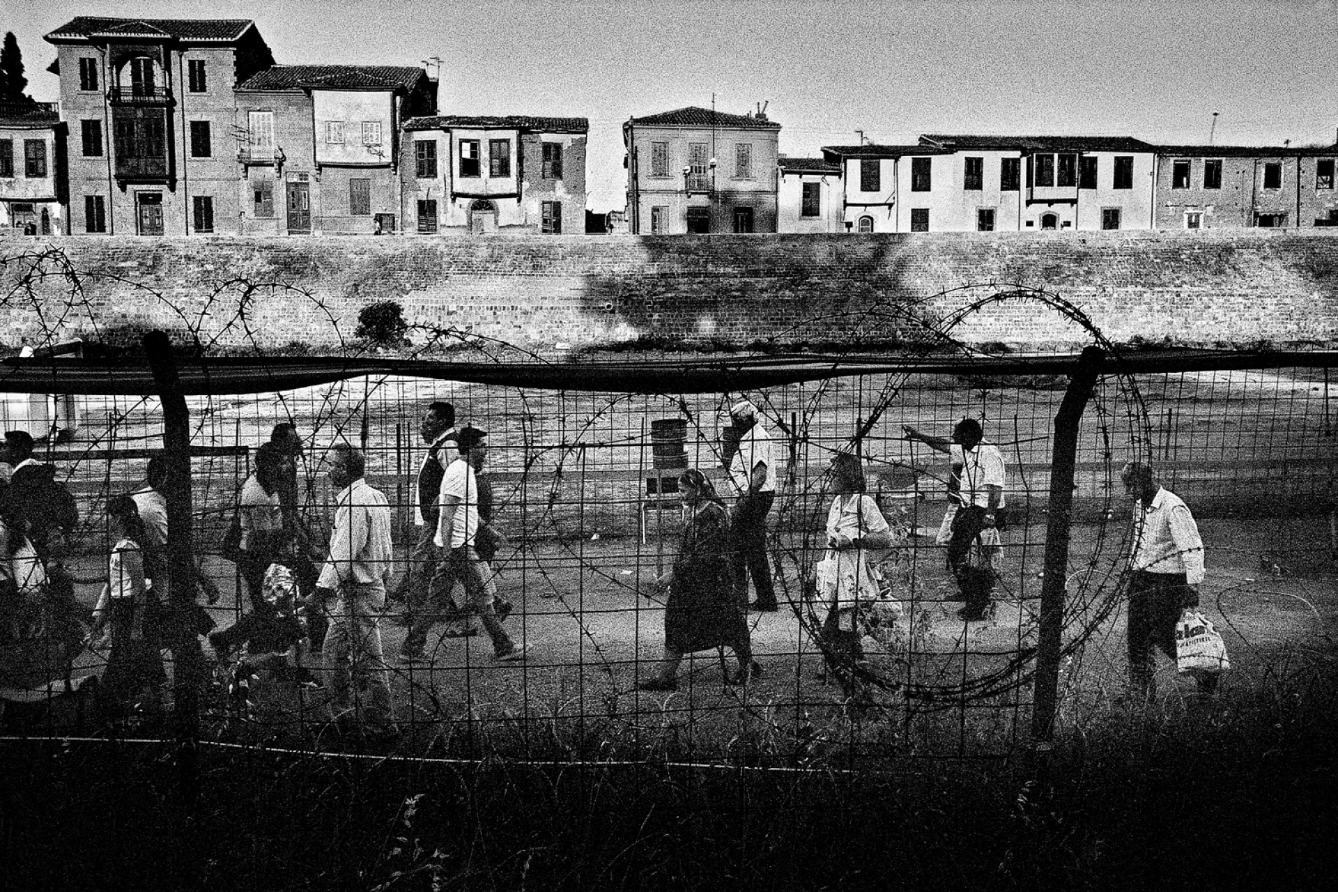Η νεκρή ζώνη στο Λήδρα Πάλας, στη Λευκωσία, 2003