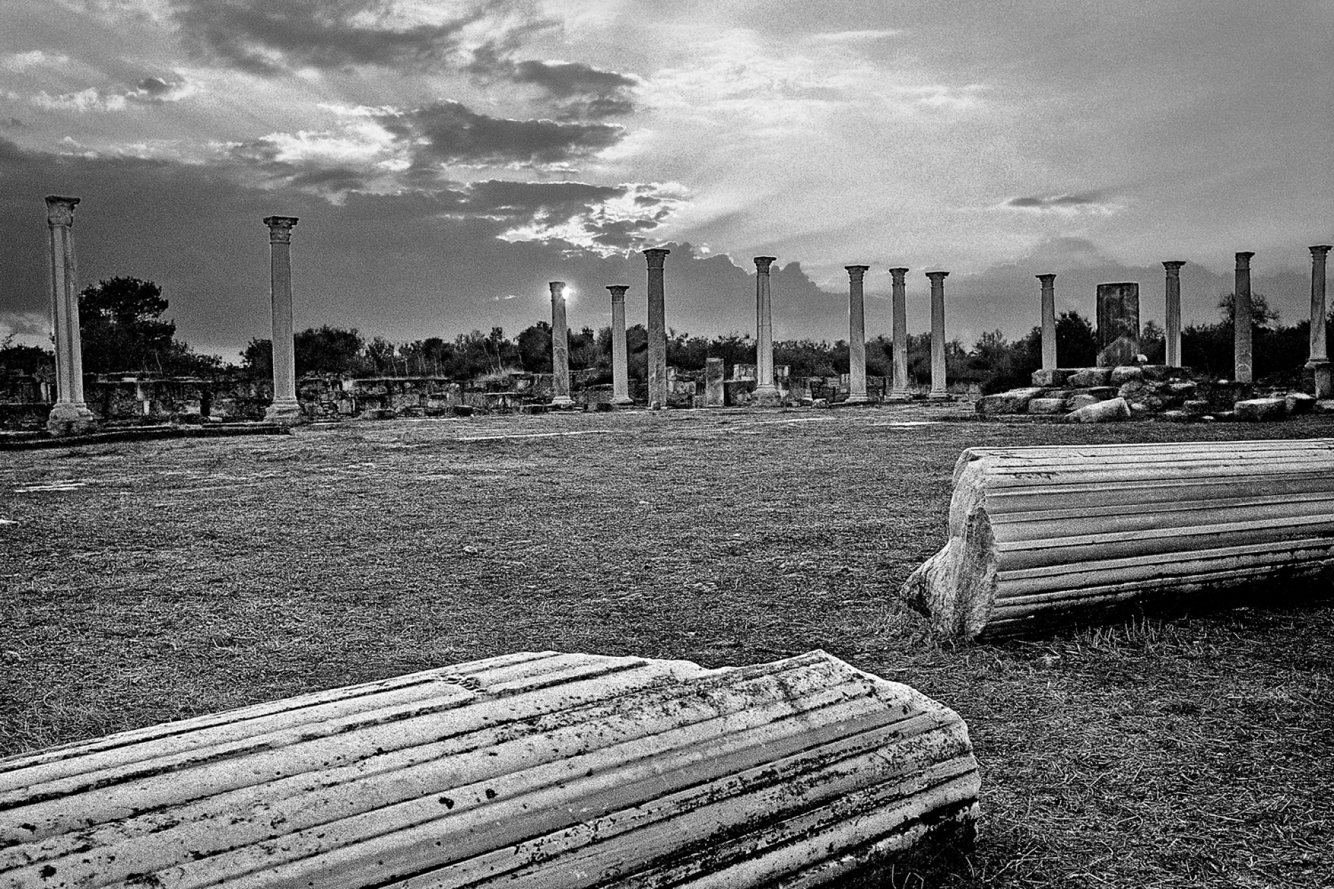 Η αρχαία Σαλαμίνα στην κατεχόμενη Αμμόχωστο, 2003