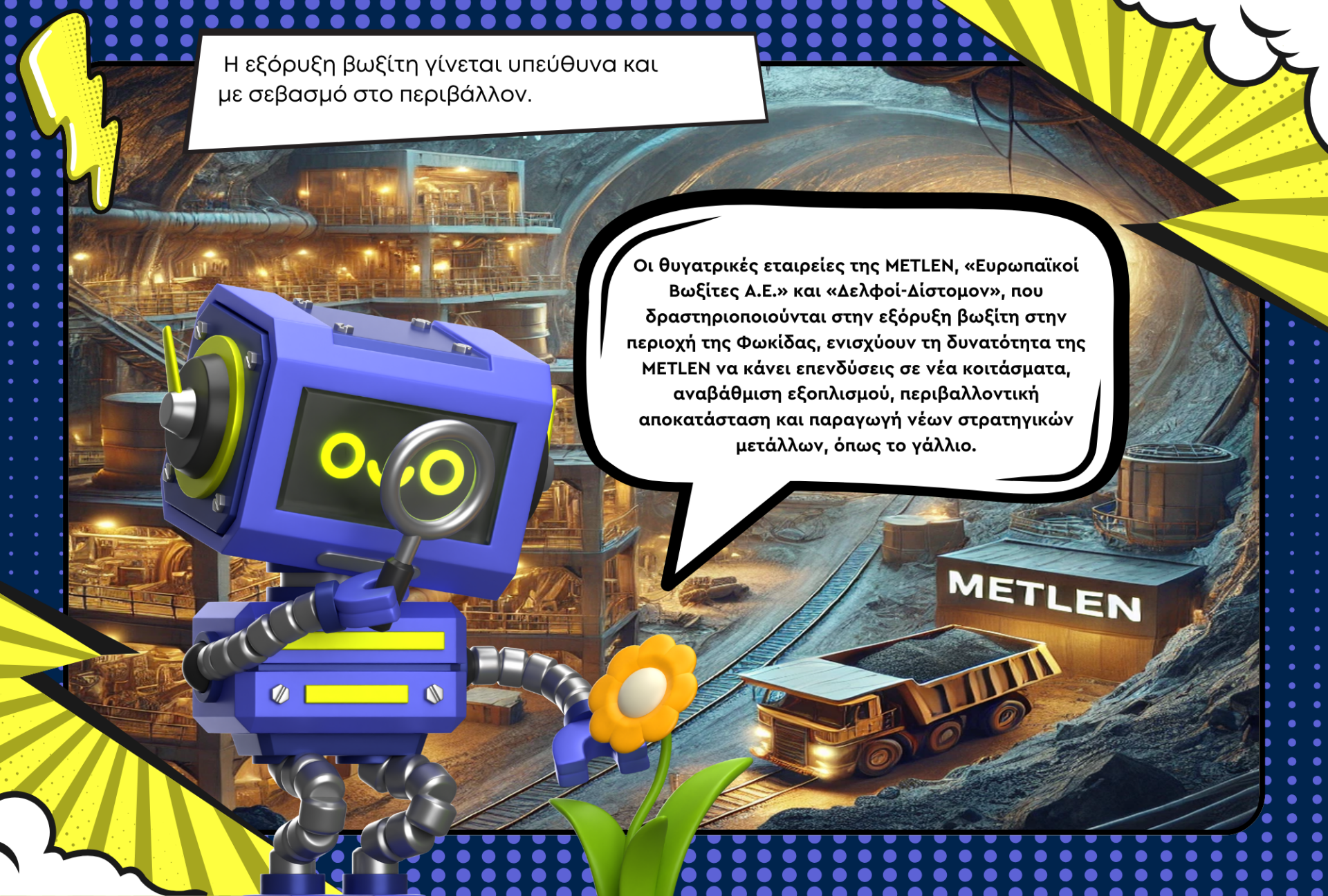 METLEN Comic Stories: O Βωξίτης είναι πράγματι ο νέος χρυσός;