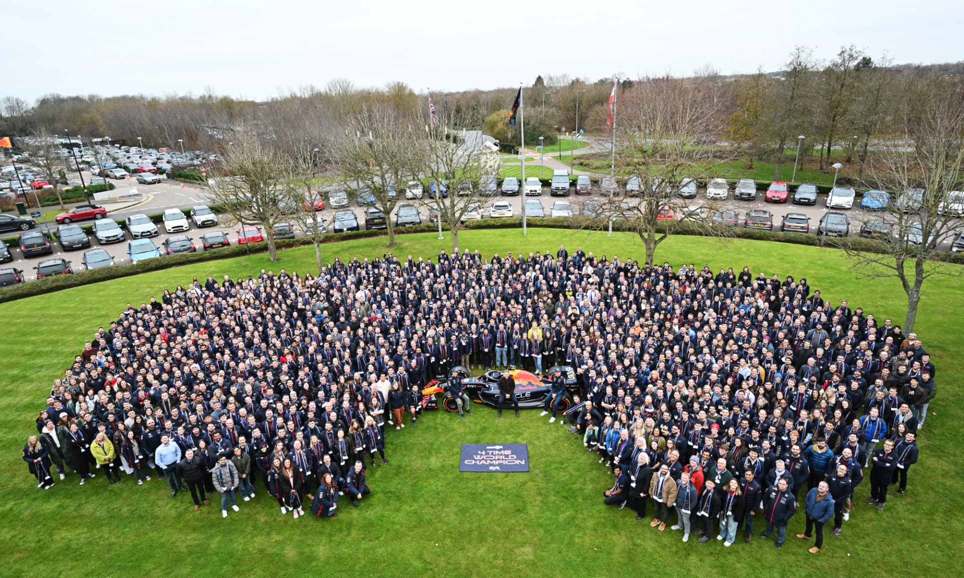 Τα μέλη του Campus της Oracle Red Bull Racing το 2024.