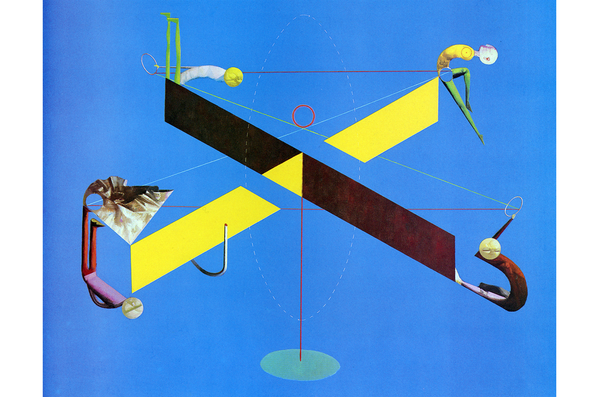 Σπύρος Βερύκιος, «Κουνταλίνι Εξπρές», 2002 Λάδι σε καμβά
