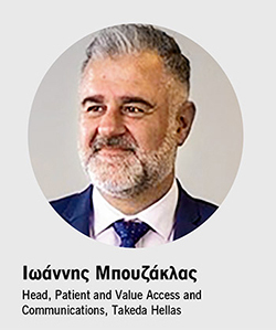 Ιωάννης Μπουζάκλας, Head, Patient and Value Access and Communications της Takeda Hellas