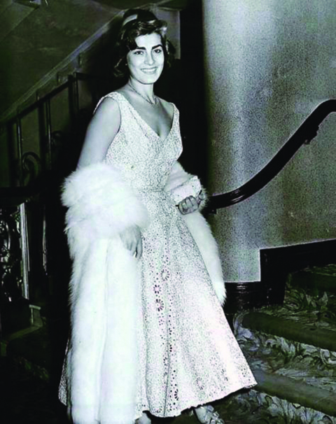  Οι λαμπερές κοσμικές εμφανίσεις της ήταν συχνές