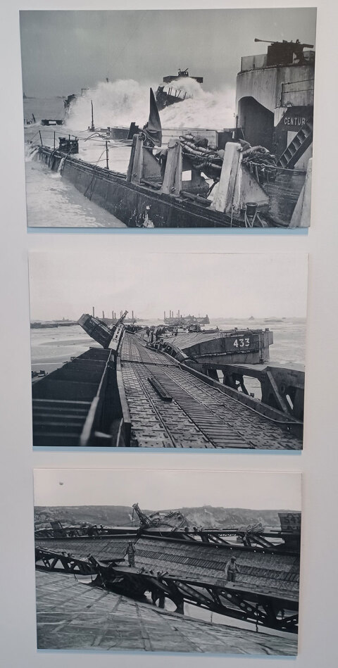 Λιμάνι Mulberry: Στις 19 Ιουνίου 1944 μία ισχυρή καταιγίδα κατέστρεψε ένα τμήμα του λυόμενου λιμανιού.