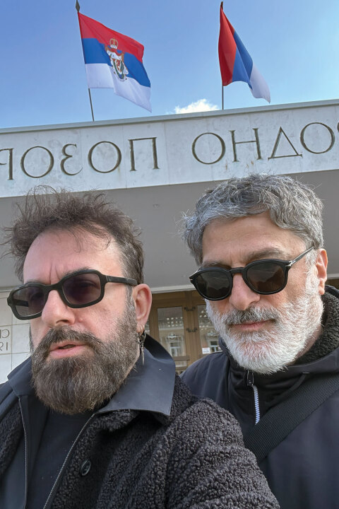 Με τον Γιώργο Κουμεντάκη