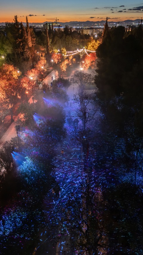 Το πάρκο "Magic Lights" στο Πεδίον του Άρεως