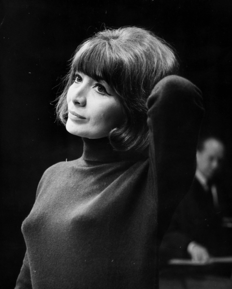 Η Juliette Greco σε πρόβα (Νοέμβριος 1965)