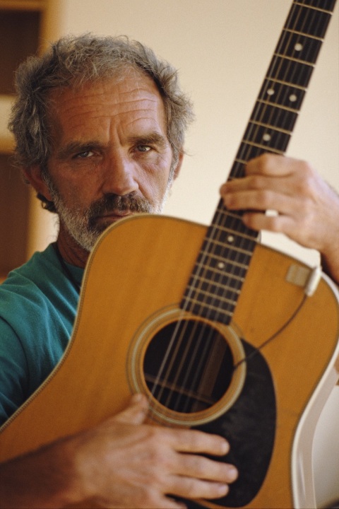 O J.J. Cale στο σπίτι του στο Σαν Ντιέγκο
