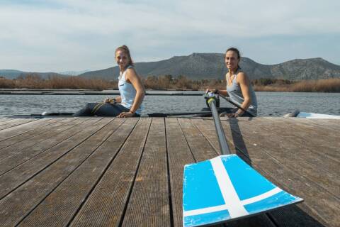 Η Μαρία Κυρίδου μαζί με την Χριστίνα Μπούρμπου εκπροσωπούν την Ελλάδα στην κωπηλασία