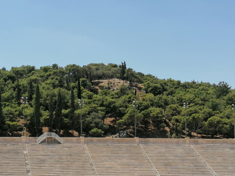Παναθηναϊκό στάδιο - Ναός της θεάς Τύχης