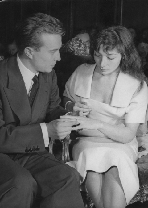 Ο Philippe Lemaire και η Juliette Gréco παντρεύτηκαν το 1953