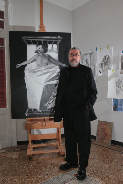 Ο καλλιτέχνης Γιώργος Αργυρόπουλος