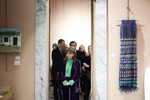 Η Πρόεδρος της Δημοκρατίας στο Μουσείο της Πόλεως των Αθηνών