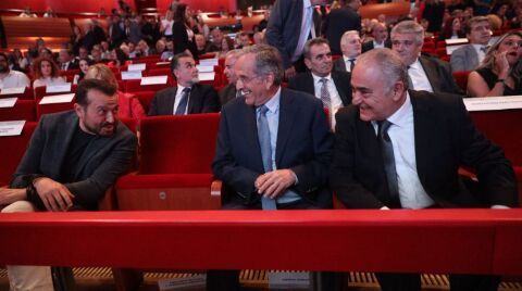 Ο Αντώνης Σαμαράς με τον Νίκο Παππά