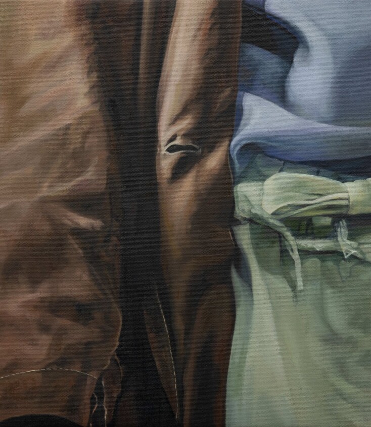 Λία Καζάκου, Untitled, 2023, oil on linen, 40x35 cm