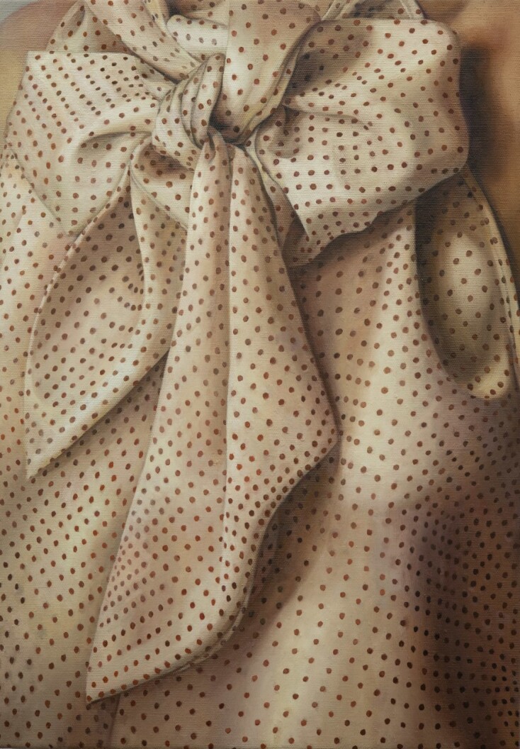 Λία Καζάκου, Untitled, 2023, oil on linen, 50x35 cm