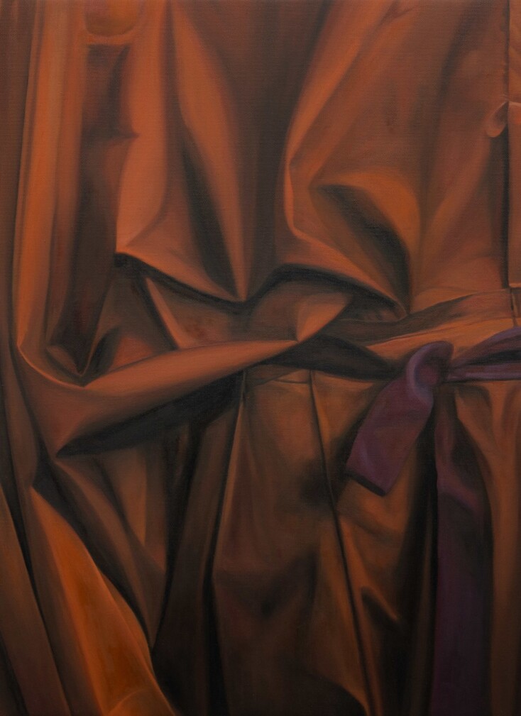 Λία Καζάκου, Untitled, 2023, oil on linen, 75x55 cm