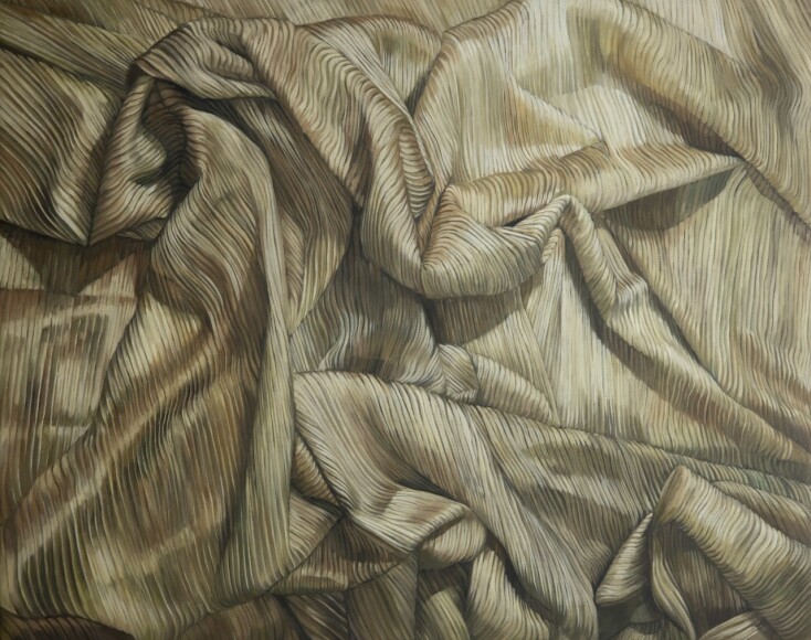 Λία Καζάκου, Untitled, 2023, oil on linen, 80x100 cm