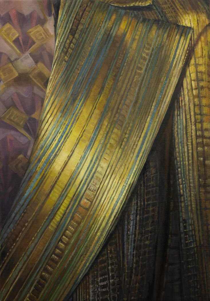 Λία Καζάκου, Untitled, 2023, oil on linen,  50x35 cm