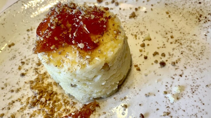 Εστιατόριο Κοντοσώρος, χαλβάς με κυδώνι