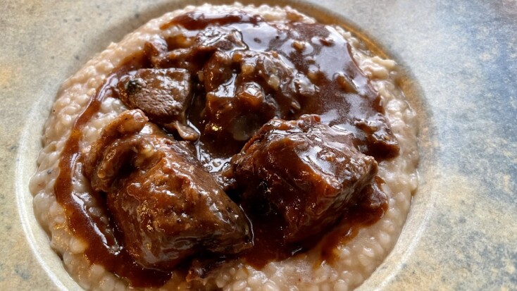 Εστιατόριο Χάραμα: Ζυγούρι στη σχάρα με τραχανά