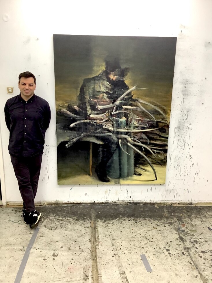 Ο ζωγράφος Νίκος Ασλανίδης